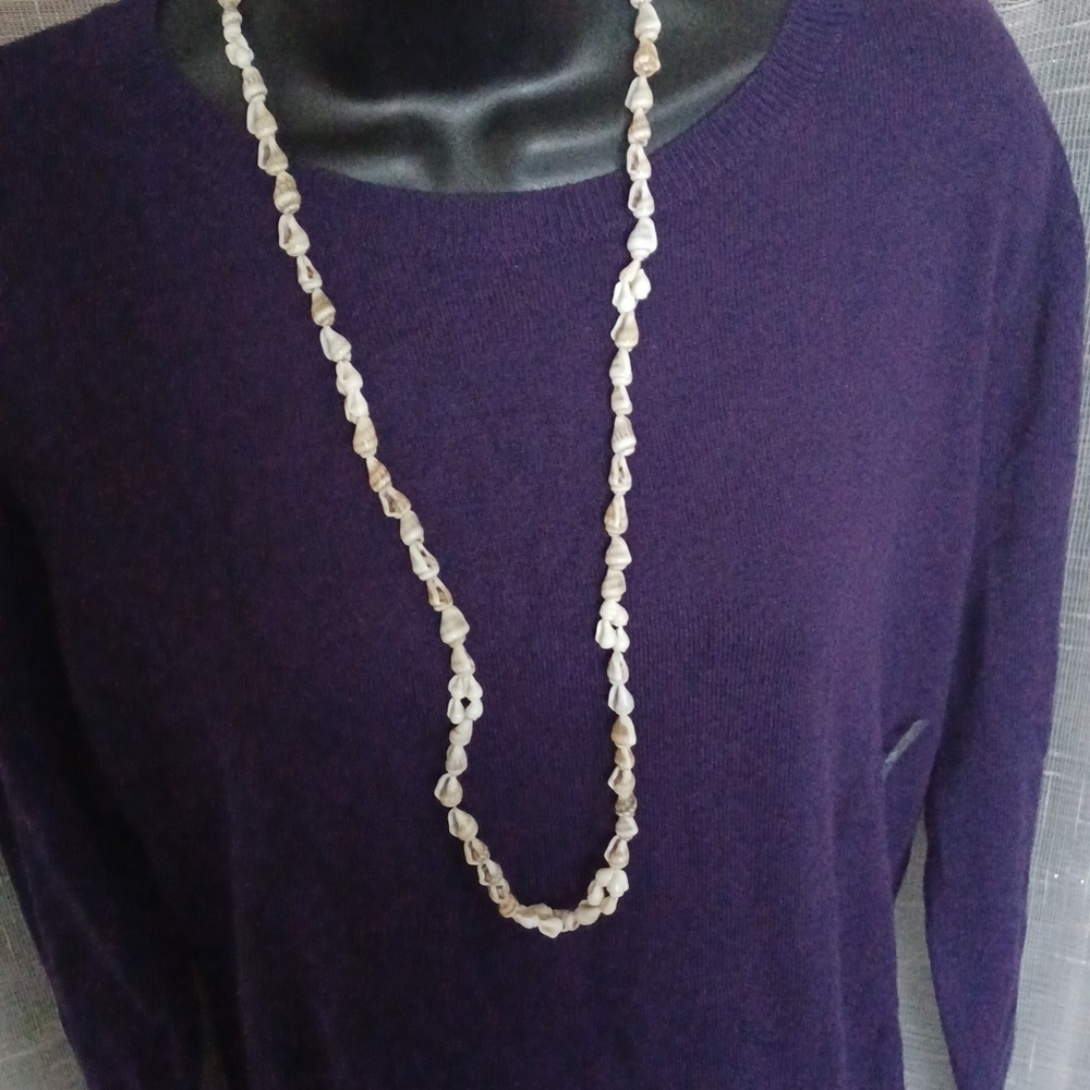 Shell necklace, 18" hanging length